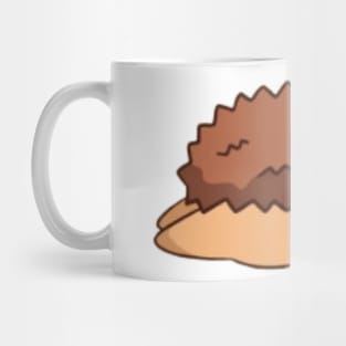 hedgehog sleeping Mug